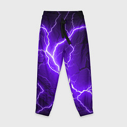 Брюки детские Color purple black, цвет: 3D-принт