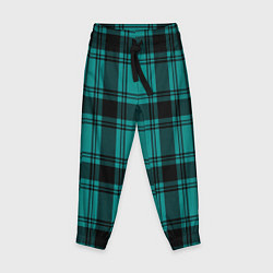 Брюки детские Checkered dark blue, цвет: 3D-принт