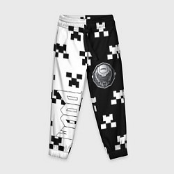 Детские брюки Doom x minecraft pattern