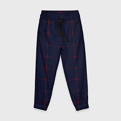Брюки детские Color dark blue red crosses, цвет: 3D-принт