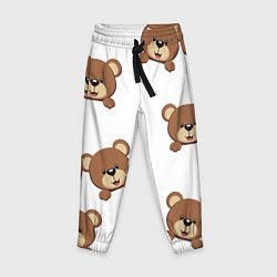 Брюки детские Мордашка мишки, цвет: 3D-принт