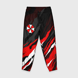 Брюки детские Umbrella - красное пламя, цвет: 3D-принт