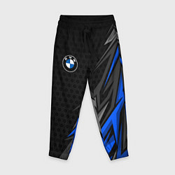 Брюки детские БМВ - синий спорт, цвет: 3D-принт