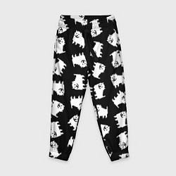 Брюки детские Annoying dog pattern - Undertale, цвет: 3D-принт