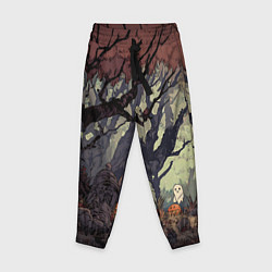 Брюки детские Призрачный лес, цвет: 3D-принт