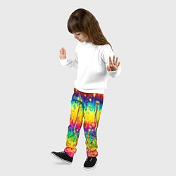 Брюки детские Tie dye, цвет: 3D-принт — фото 2