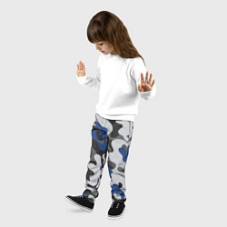 Брюки детские Зимний камуфляж, цвет: 3D-принт — фото 2