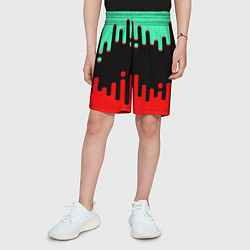 Шорты детские Городской триколор, цвет: 3D-принт — фото 2