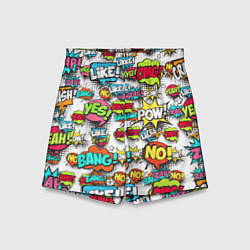 Шорты детские Pop art Fashion, цвет: 3D-принт