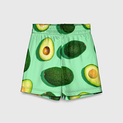 Шорты детские АВАКАДО, цвет: 3D-принт