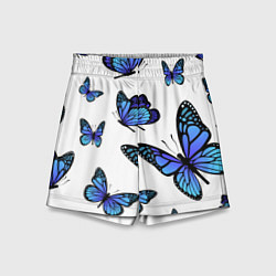 Шорты детские БАБОЧКИ, цвет: 3D-принт
