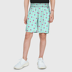 Шорты детские ПОНЧИК И МОРОЖЕНКА, цвет: 3D-принт — фото 2