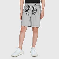 Шорты детские Скандинавские узоры, цвет: 3D-принт — фото 2