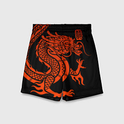 Детские шорты RED CHINA DRAGON