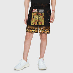 Шорты детские Next game over game skills, цвет: 3D-принт — фото 2
