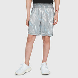 Шорты детские Голографическая текстура, цвет: 3D-принт — фото 2