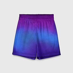 Шорты детские Leather gradient, цвет: 3D-принт