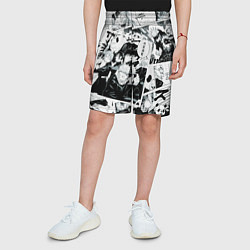 Шорты детские Магическая битва Jujutsu Kaisen манга, цвет: 3D-принт — фото 2