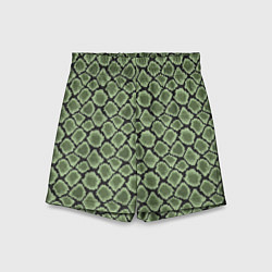 Шорты детские Змеиная Шкура Snake, цвет: 3D-принт