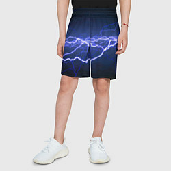 Шорты детские Lightning Fashion 2025 Neon, цвет: 3D-принт — фото 2