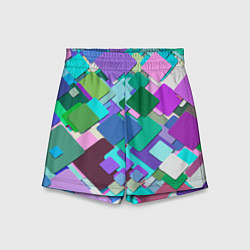 Детские шорты MULTICOLORED SQUARES
