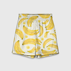 Шорты детские Банановый Рай Лета, цвет: 3D-принт