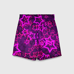 Детские шорты Purple stars