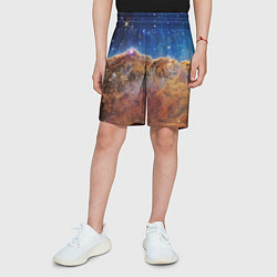 Шорты детские Туманность Киля, цвет: 3D-принт — фото 2