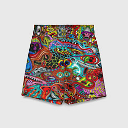 Детские шорты Радужная картина