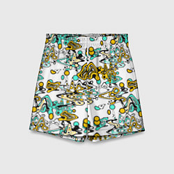 Детские шорты Abstract pattern waves and streaks