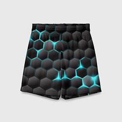 Шорты детские Броня из стали, цвет: 3D-принт