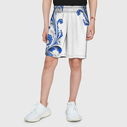 Шорты детские Русские узоры, цвет: 3D-принт — фото 2