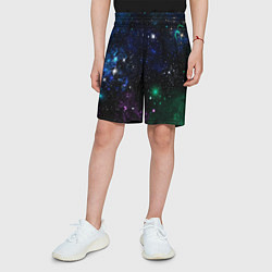 Шорты детские Космос Звёздное небо, цвет: 3D-принт — фото 2