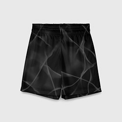 Шорты детские Серый дым и ночь, цвет: 3D-принт
