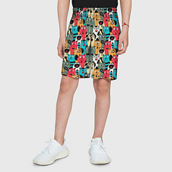 Шорты детские Мультяшные коты, цвет: 3D-принт — фото 2
