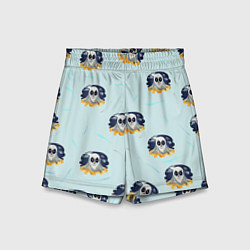 Шорты детские Призрак и линии, цвет: 3D-принт