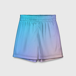 Детские шорты Мягкий разноцветный градиент