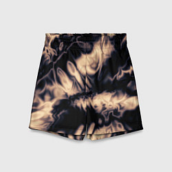 Шорты детские Абстракция шёлк, цвет: 3D-принт