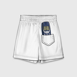 Детские шорты Нокиа 3310 в стиле 90х