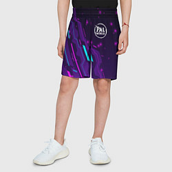 Шорты детские Palworld neon gaming, цвет: 3D-принт — фото 2