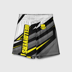 Детские шорты Helldivers 2: Uniform Yellow x White