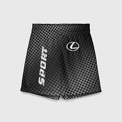 Шорты детские Lexus sport carbon, цвет: 3D-принт
