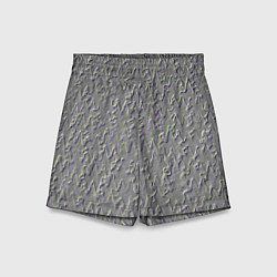 Шорты детские Тиснение метала, цвет: 3D-принт