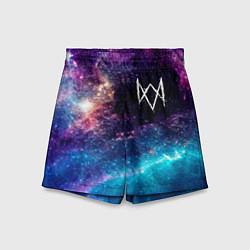 Шорты детские Watch Dogs space game, цвет: 3D-принт