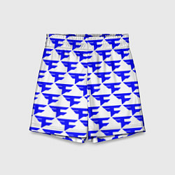 Детские шорты FaZe Clan pattern team
