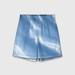 Шорты детские Снежный покров, цвет: 3D-принт