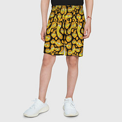 Шорты детские Гарфилд паттерн, цвет: 3D-принт — фото 2
