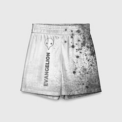 Шорты детские Evangelion - white gradient по-вертикали, цвет: 3D-принт