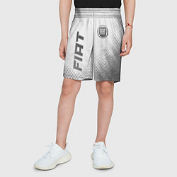 Шорты детские Fiat - white gradient вертикально, цвет: 3D-принт — фото 2