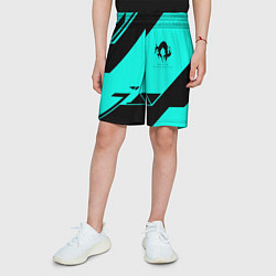 Шорты детские Deathstranding geometry, цвет: 3D-принт — фото 2